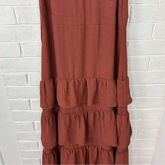 J.Crew Cha Cha Tiered Ruffle Maxi Dress Size 6 - Picture 4 of 10